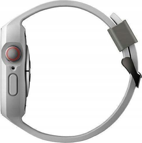 Rrip dhe mbrojtëse UNIQ Monos 2in1 për Apple Watch 44mm 45mm, plastik, gri
