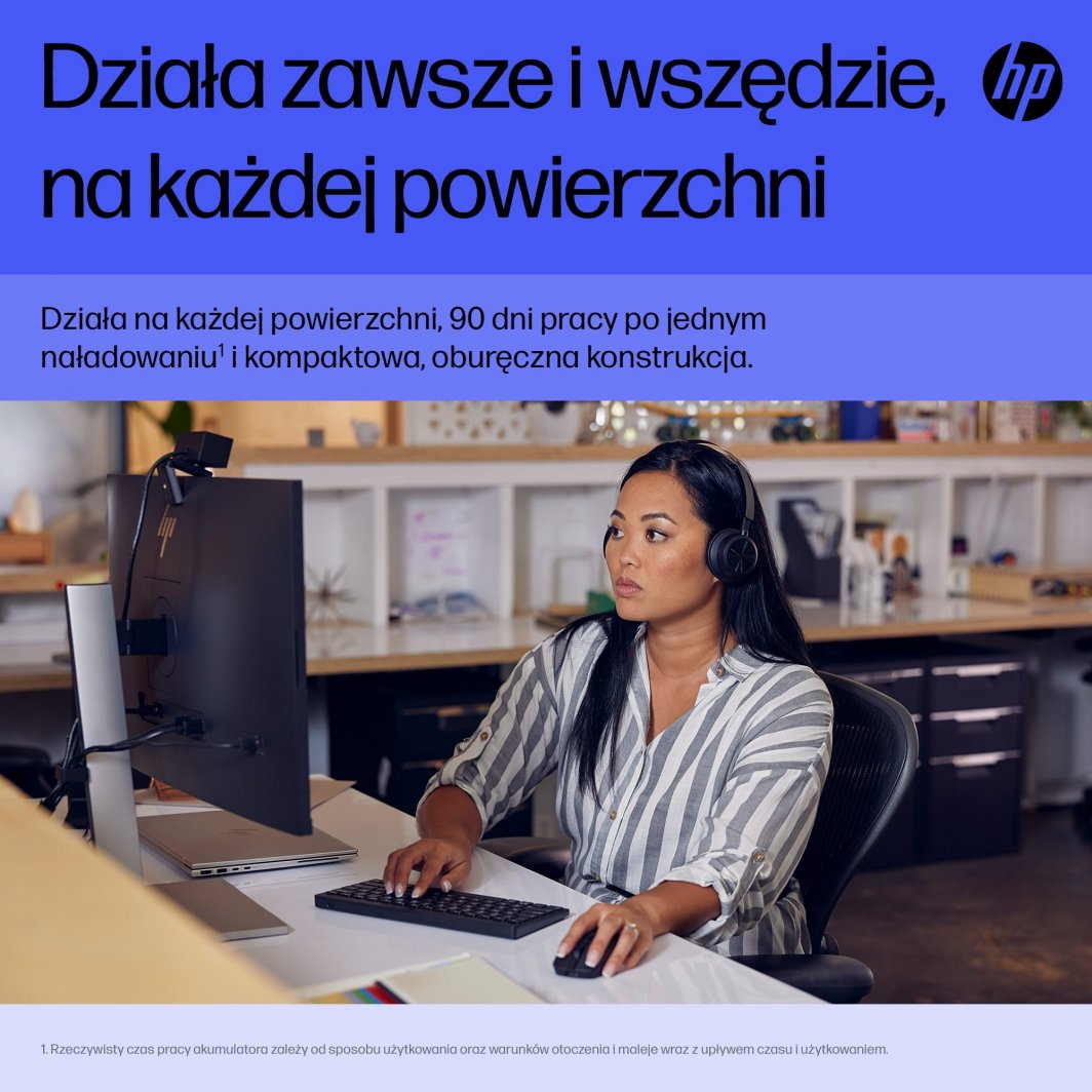Maus Wireless HP 715, Bluetooth, USB-C, i zi