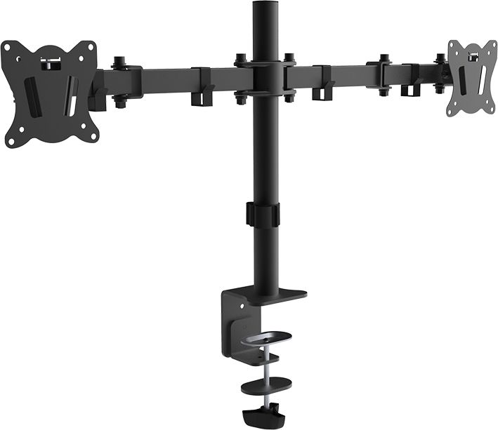 Mbajtëse tavoline për monitorë Montis Everest MT015, për 2 monitorë 13"-27", VESA 75x75 100x100, e zezë