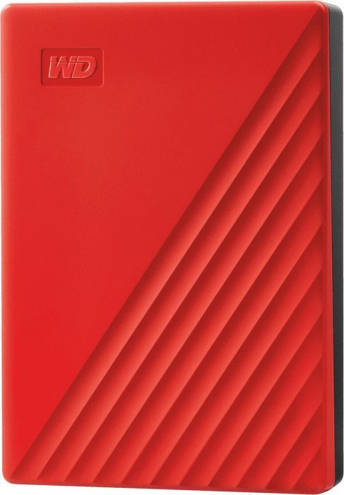 Disk i jashtëm WD My Passport 4TB, i kuq