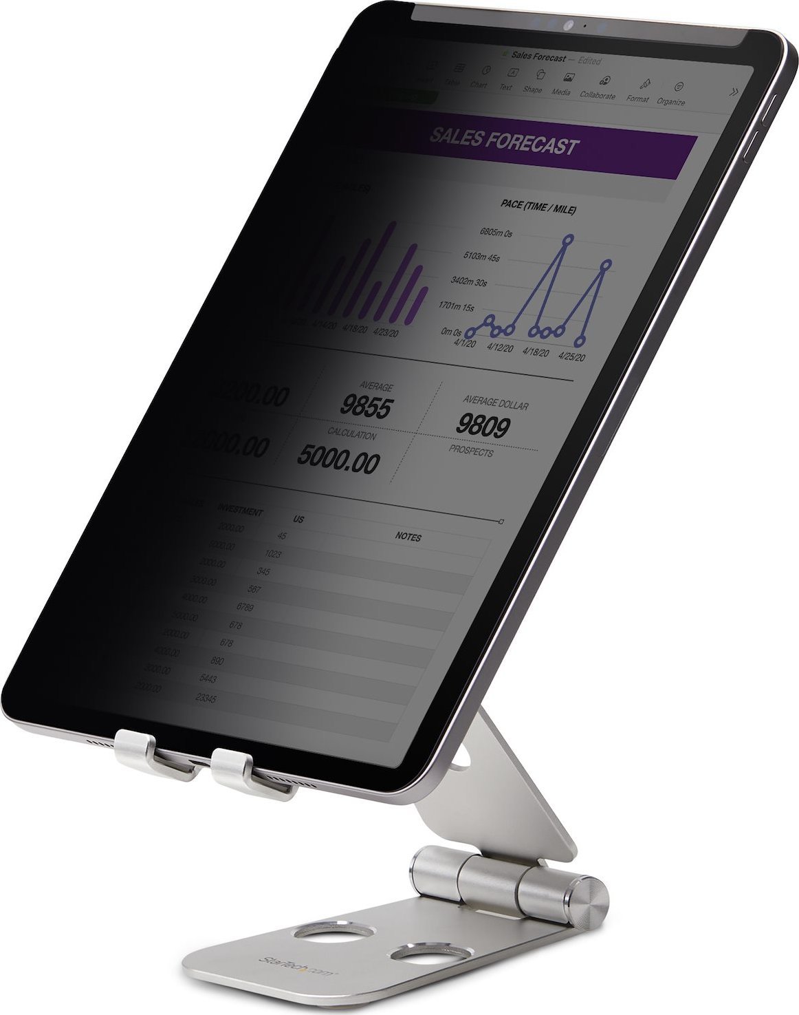 Mbrojtës privatësie për ekran StarTech, 12.9" iPad Pro 3rd Gen+, 4-Way, transparent