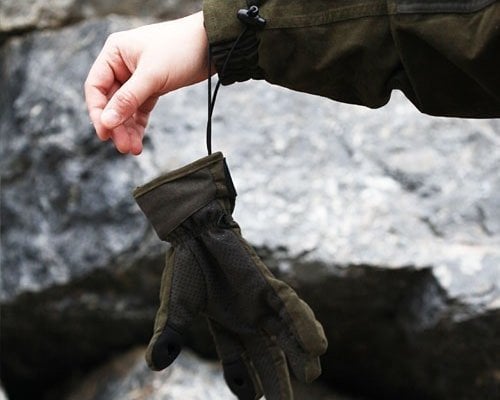 Doreza outdoor Stealth Gear SGGLM, madhësia M, mikrofibër poliestër, jeshile olive