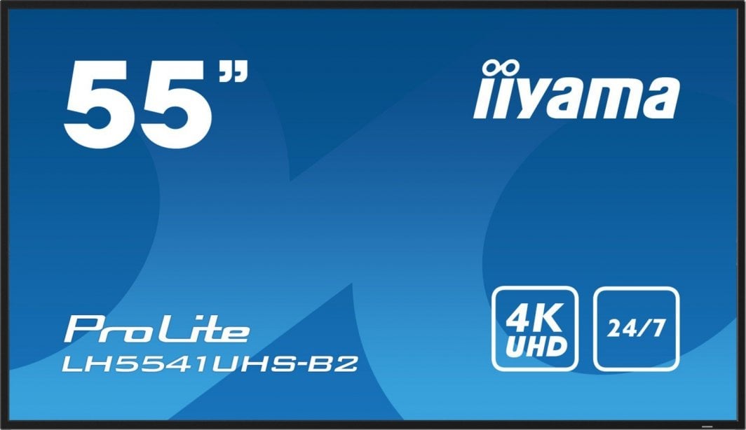 Monitor iiyama ProLite LH5541UHS-B2, 54,6", 4K, i zi