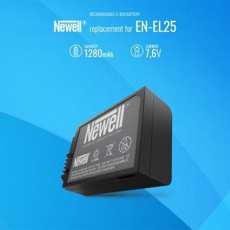 Bateri për aparat fotografik Newell EN-EL25, zëvendësuese për Nikon Z50