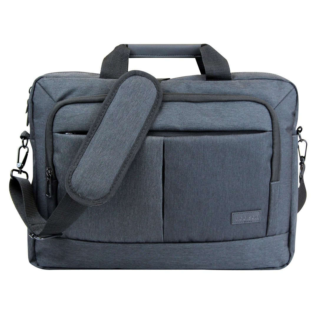 Çantë dore për laptop Addison 312015, 15.6", e hirtë