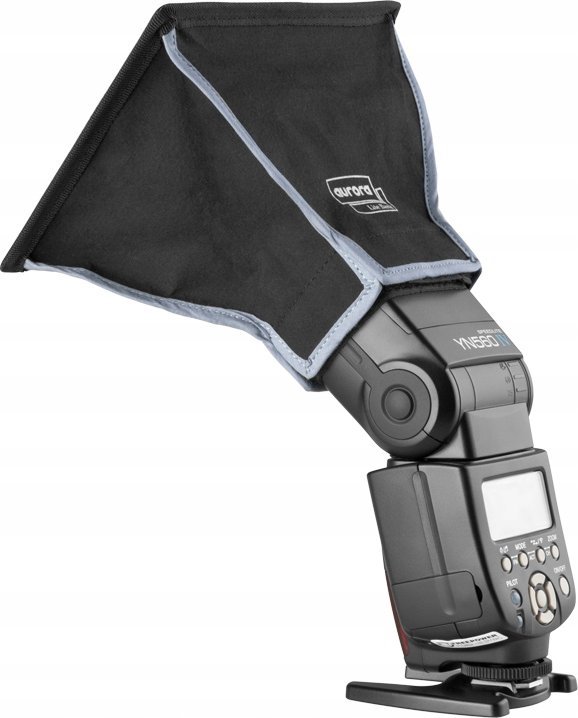 Softbox Aurora Microbox BS për blic kamere, difuzion drite, i zi