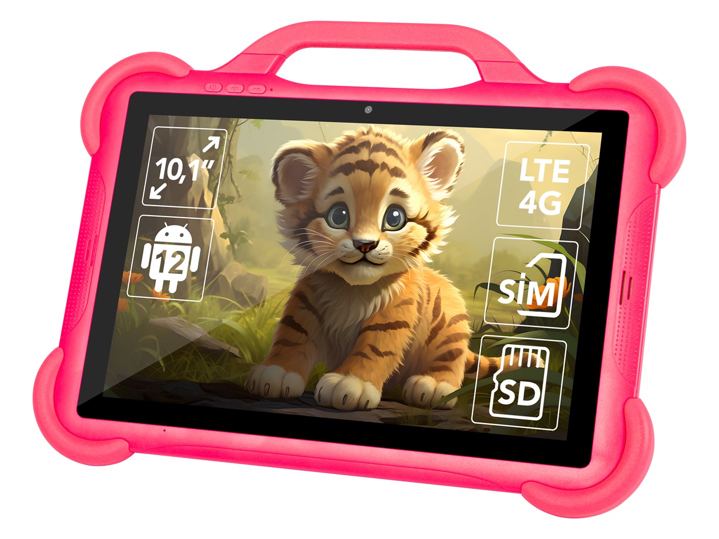 Tablet për fëmijë KidsTAB10 4G BLOW, 10.1", 64GB, 4GB RAM, rozë