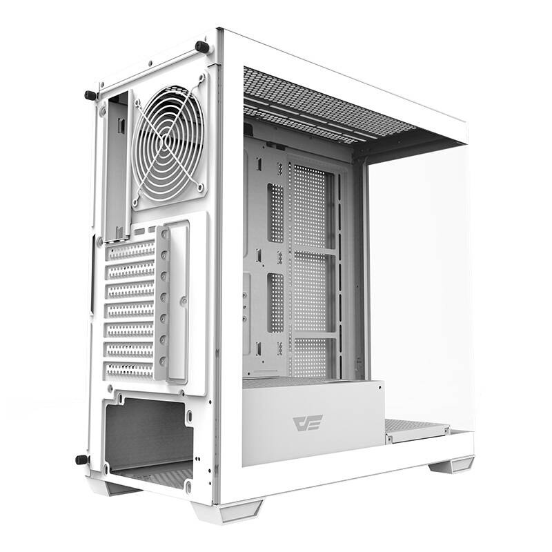 Kornizë kompjuteri Darkflash DS900, ATX, xham i temperuar, e bardhë