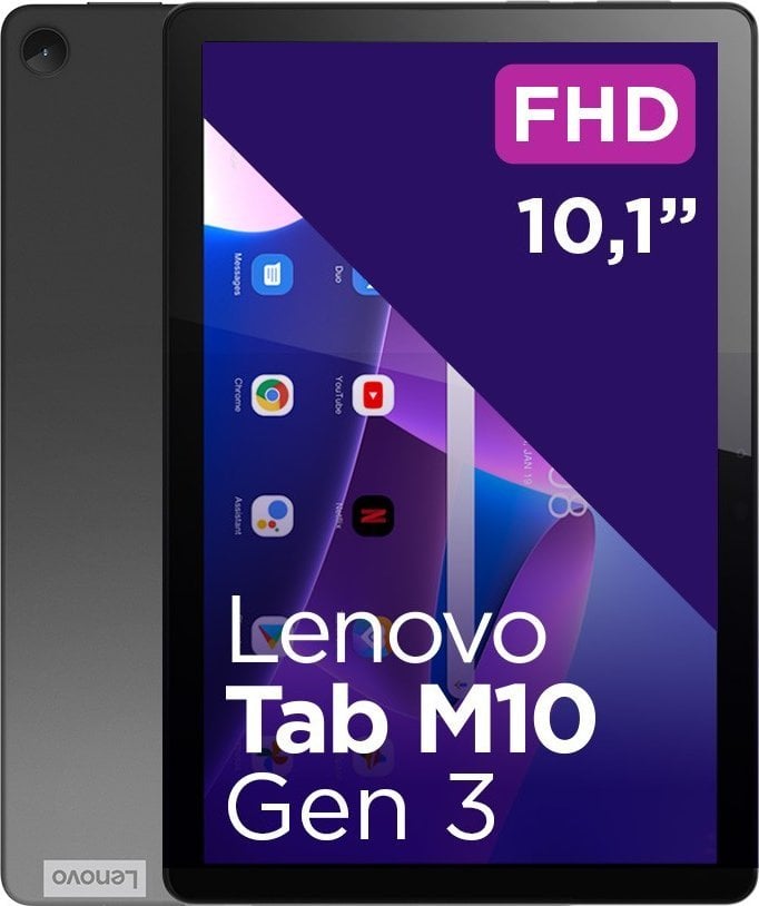 Tablet Lenovo Tab M10 Gen3, 10.1", LTE, 4/64GB, Storm Grey
