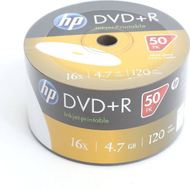 Disk CD HP DVD + R 4,7 GB 16X, FF InkJet, 50 copë