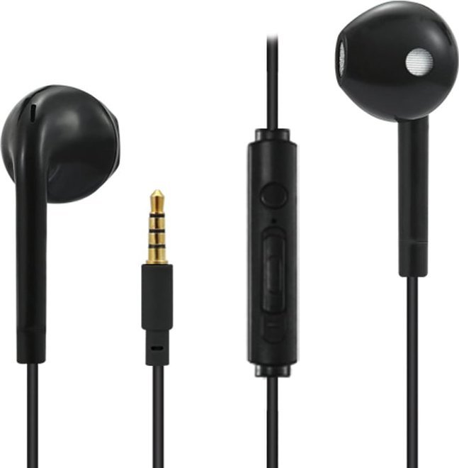 Kufje me kabllo 2GO 795966, in ear, për telefona dhe muzikë, të zeza
