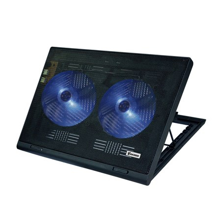 Bazë ftohëse për laptop Vakoss LF-2463UK, deri 17", USB, e zezë