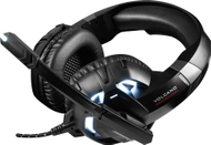 Kufje MODECOM Volcano MC-849 Shield 2 (S-MC-849-SHIELD2), Mini Jack 3.5 mm Usb, 2.2 m, e zezë