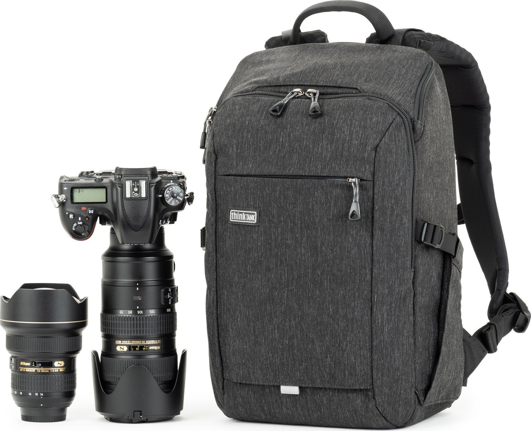 Çantë shpine fotografike Think Tank Photo BackStory 13, për laptop 13", për tablet 10", e zezë