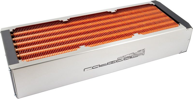 Radiator ftohës uji Aquacomputer Airplex Radical 4/360, 360mm, fletë bakri, i zi