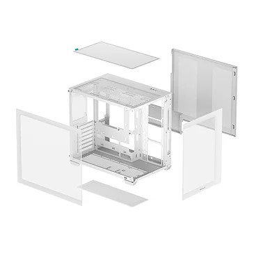Kasë PC Deepcool CG530 4F, ATX, 4 ventilatorë ARGB, e bardhë
