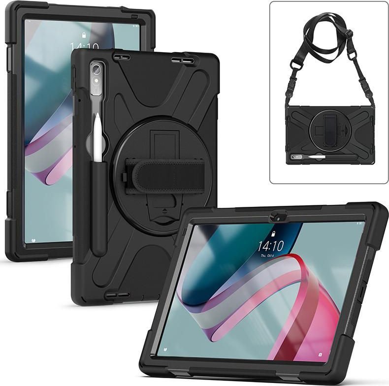 Kuti mbrojtëse AUSTIN Defender Case për Lenovo, material rezistent, dizajn i qëndrueshëm, e zezë