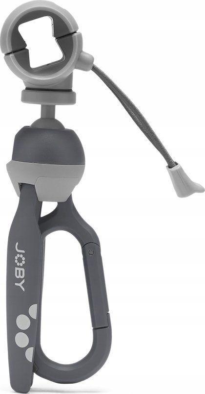 Tripod kompakt Joby HandyPod Clip, për kamerë dhe telefon, gri