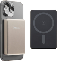 Powerbank Intenso MW10000, 10000 mAh, полнење без кабел, шампањ