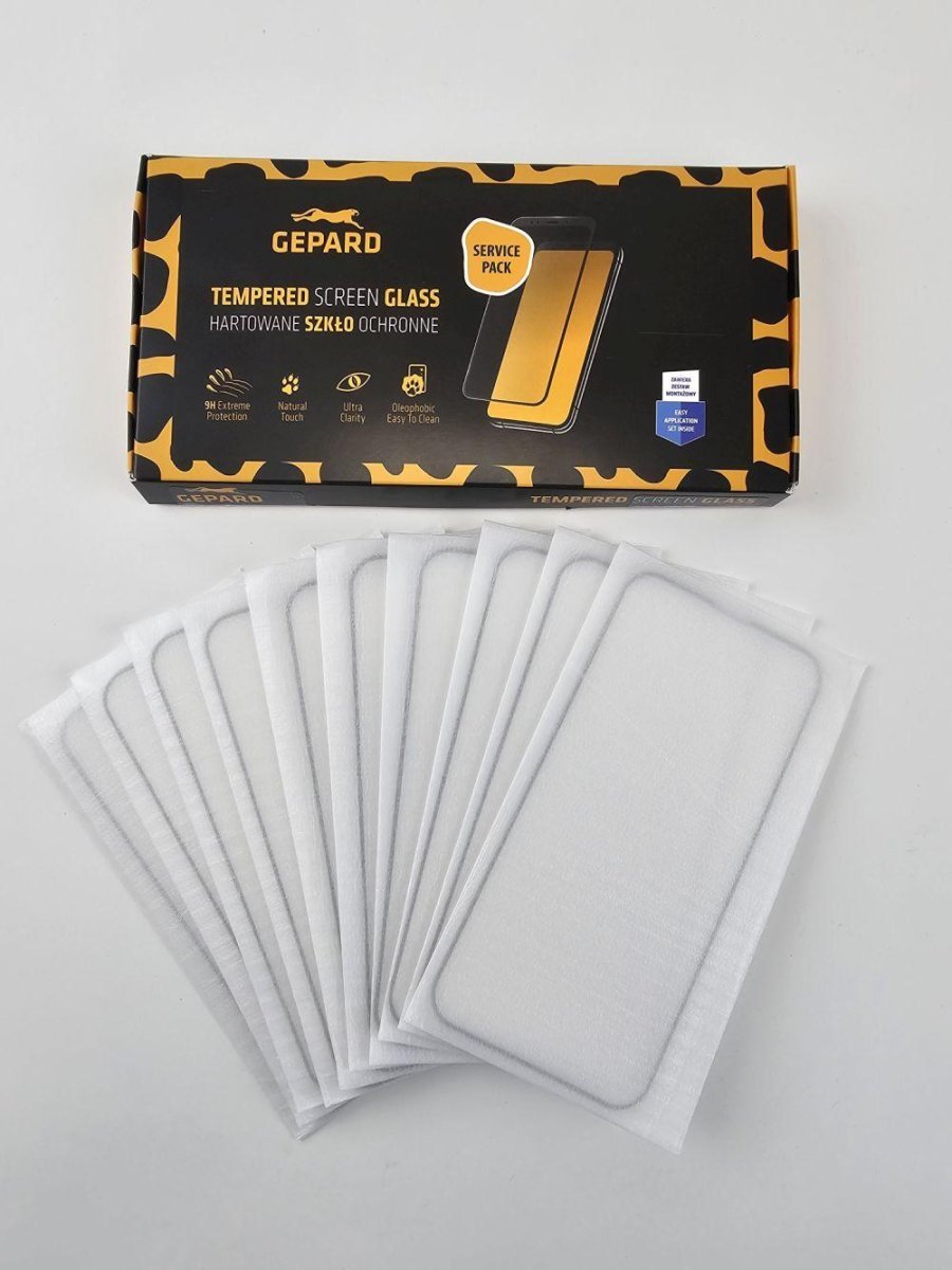 Mbrotëse ekrani Gepard Tempered Glass CHEEK, për Samsung Galaxy A55, paketim 10 copë, transparente