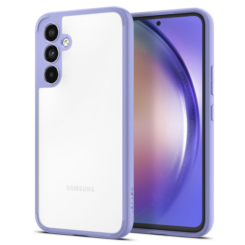 Mbrojtëse për celular Samsung Galaxy A54 5G Spigen Ultra Hybrid, transparente/vjollcë