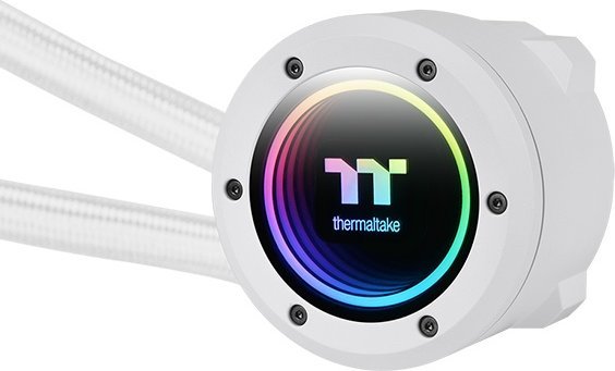 Ftohës uji për procesor Thermaltake TH360 V2 ARGB Snow, radiator 360 mm, ARGB, i bardhë
