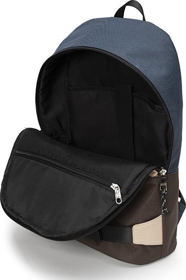 Çantë shpine Bestlife COL-Skate, për laptop 14.1", poliester, kafe