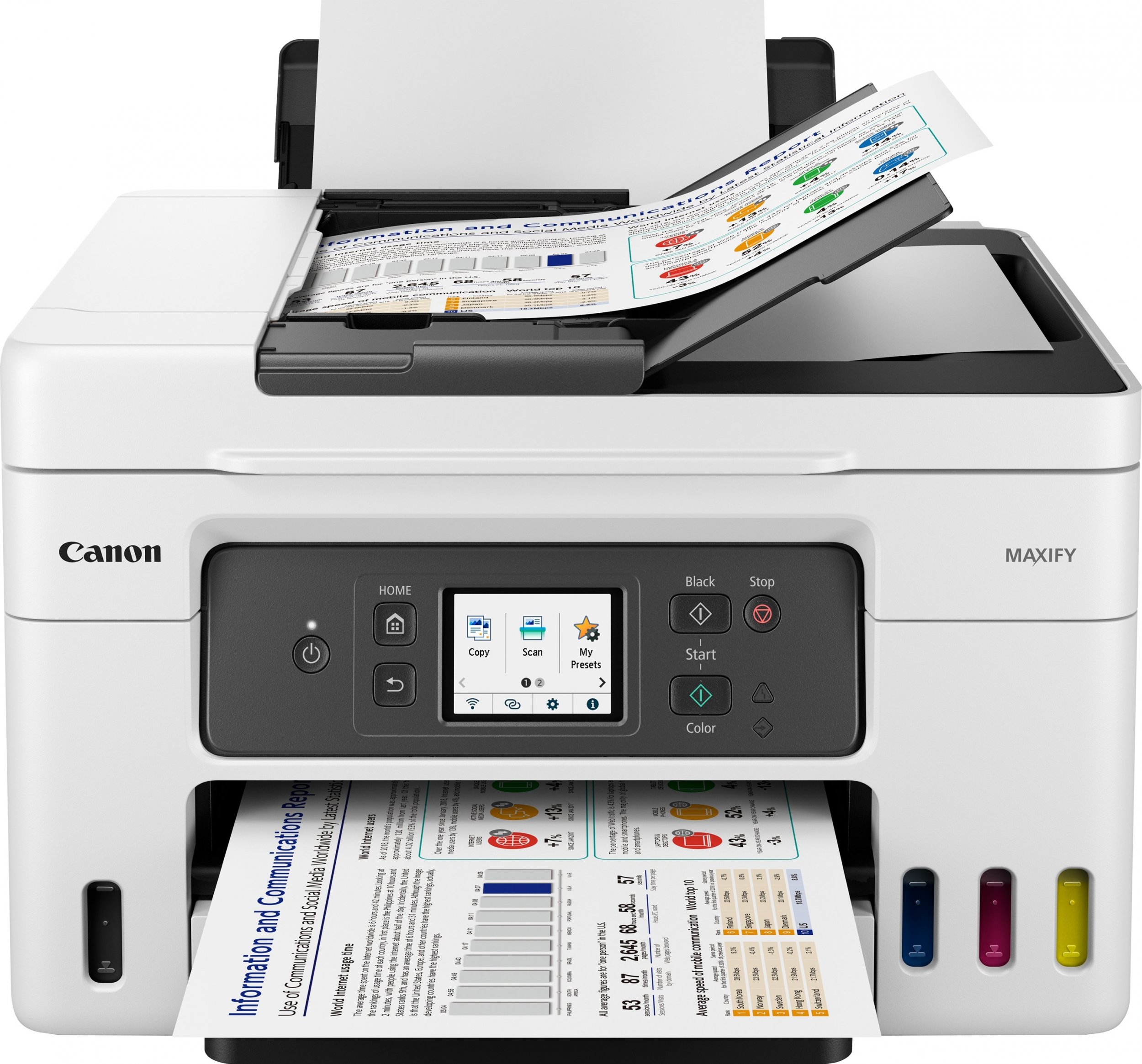 Pajisje multifunksionale Canon Maxify GX4050, Wi-Fi, duplex, e zezë