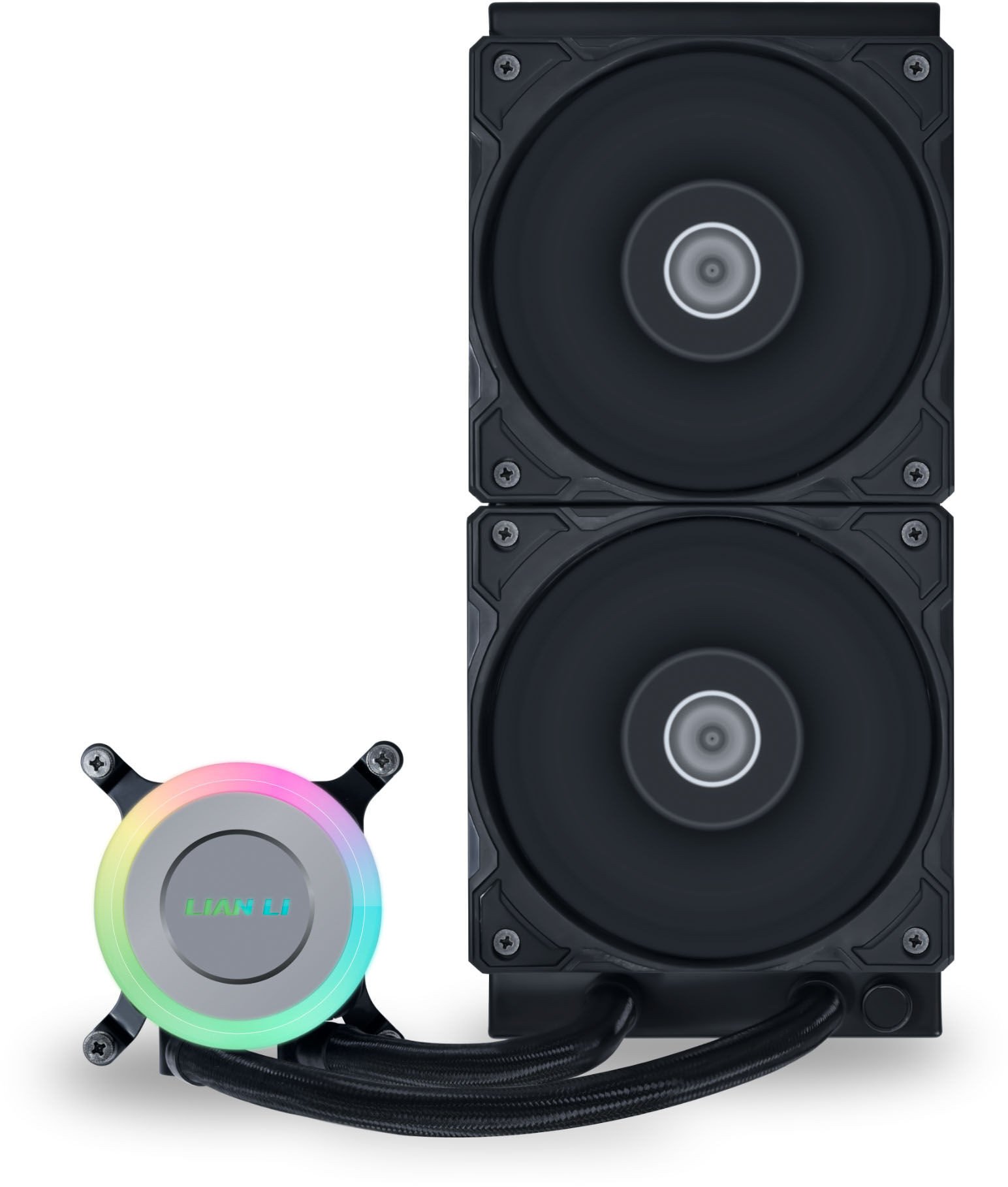 Ftohës uji CPU Lian Li Galahad II Lite Performance 240mm, AIO, RGB, i zi