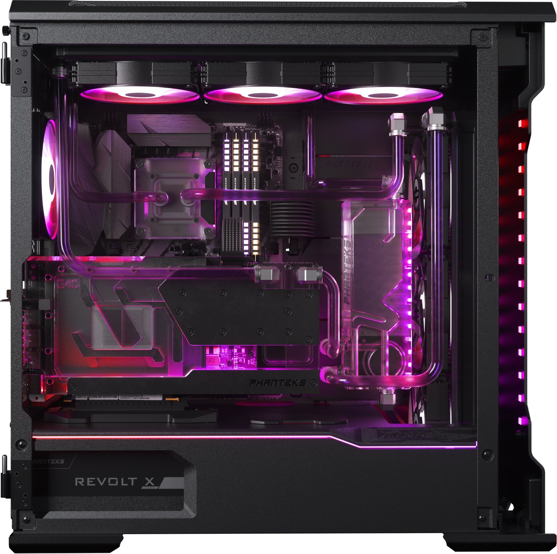 Bllok uji GPU Phanteks Glacier G40 ASUS, për RTX 4090 ROG STRIX TUF, bakër nikeli, akrilik transparent