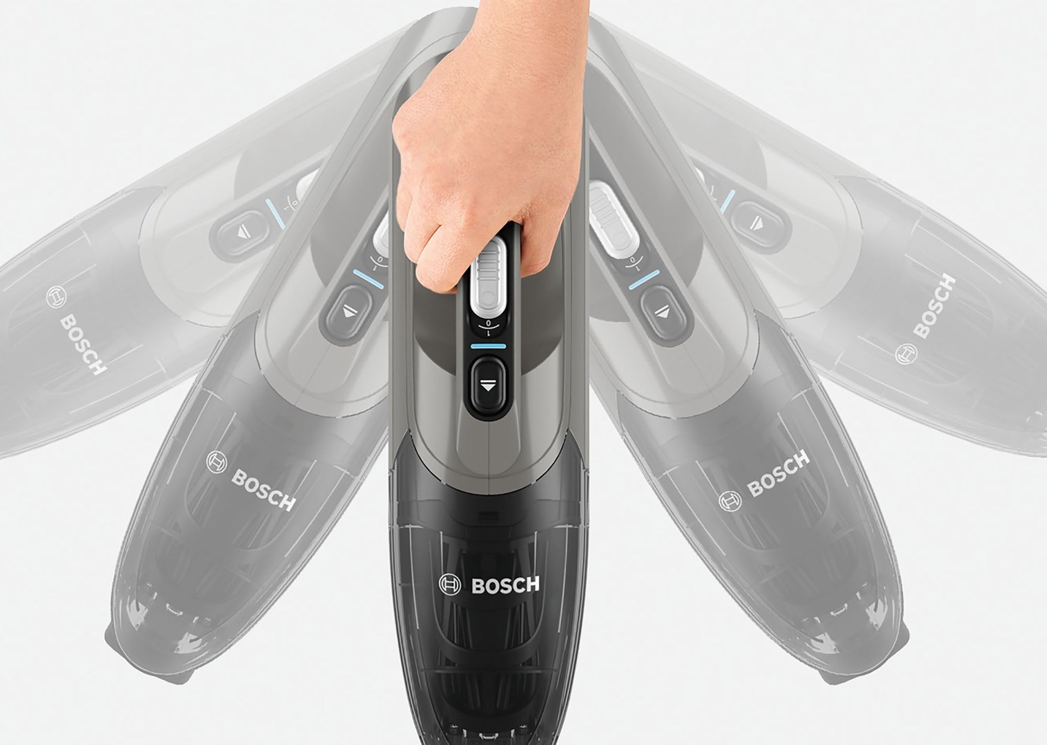 Fshesë vertikale pa kabllo Bosch Readyy'y BBHF214G, 35 min punë, rreth 2 kg, gri