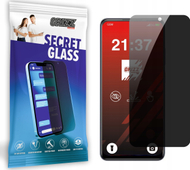 Xham mbrojtës privatësie Grizz SecretGlass për ZTE Blade V70 Max, 9H, i tejdukshëm
