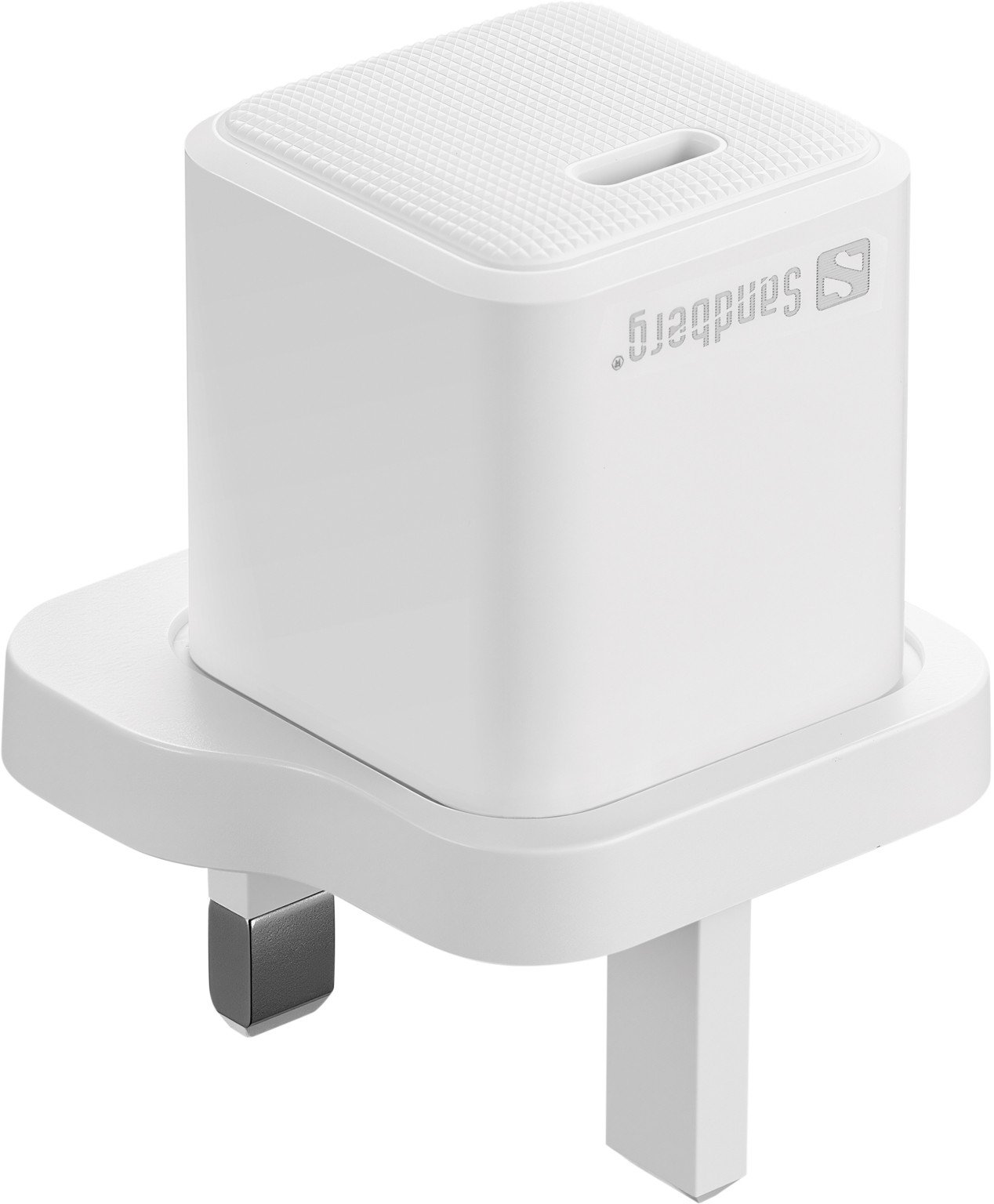 Karikues USB Sandberg USB C 20W PD, me kabllo Lightning 1m, i bardhë