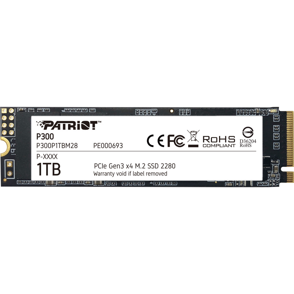 SSD Patriot P300, 1.02TB, M.2 NVMe PCIe 3.0, i zi