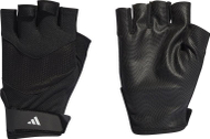 Doreza trajnimi Adidas Training Glove II5598, rrjetë frymëshmërije, mbyllje Velcro, e zezë