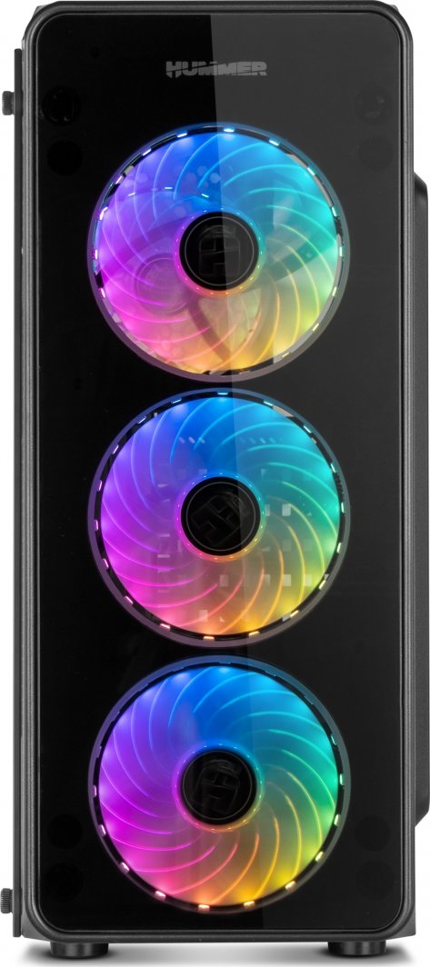 Kasë Hummer RGM Rainbow ARGB, Midi Tower