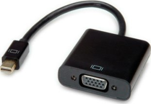 Adapter video Value 12.99.3126, Mini DisplayPort në VGA, 0.15 m, i zi
