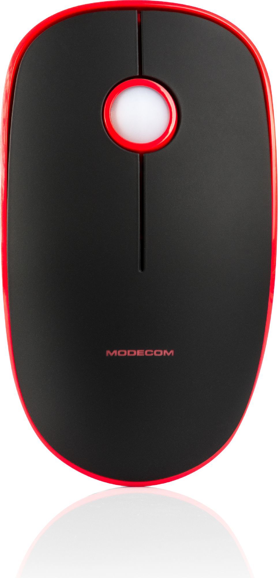 Maus Modecom WRM113, wireless, USB, i zi dhe i kuq