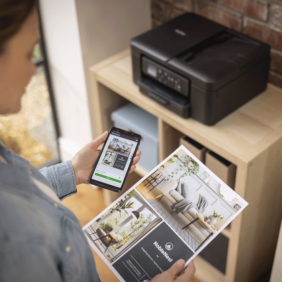 Printer multifunksional Brother DCP-J1360DW, inkjet, WiFi, i bardhë