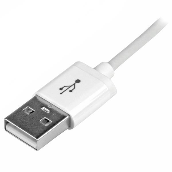 Kabllo USB StarTech.com, USB-A në Lightning, 1m, e bardhë