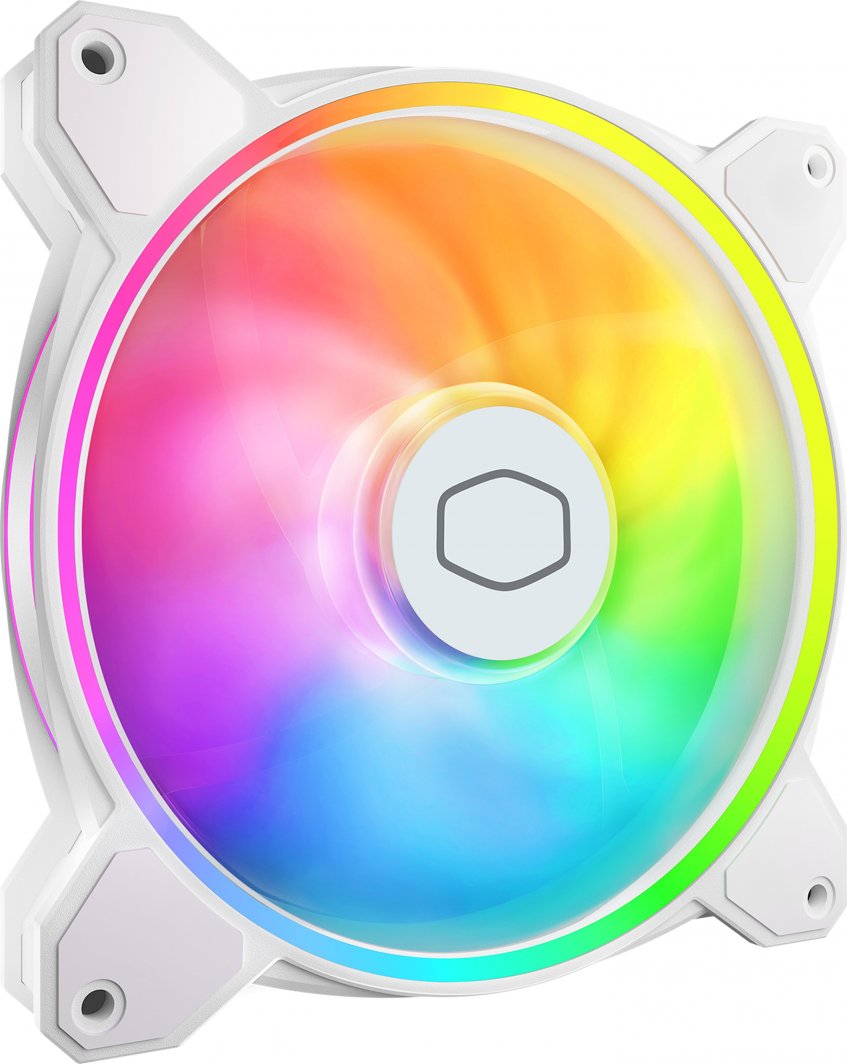 Ftohës Cooler Master MasterFan MF140 Halo 2, 140 mm, i bardhë