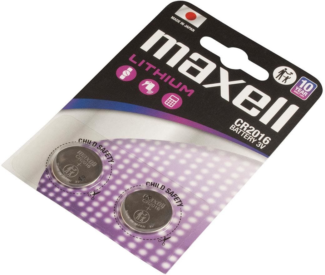 Bateri litiumi Maxell CR2016, 3V, paketë 2 copë