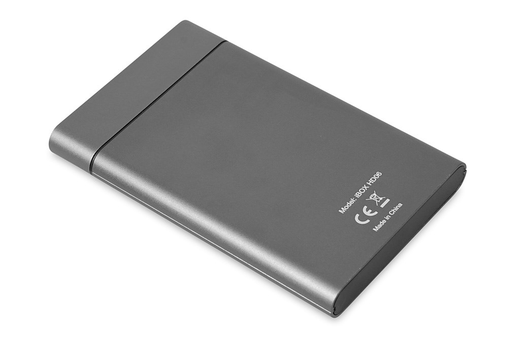 Kuti eksternale SSD iBOX HD-06, 2.5", USB 3.2 Gen 2, gri