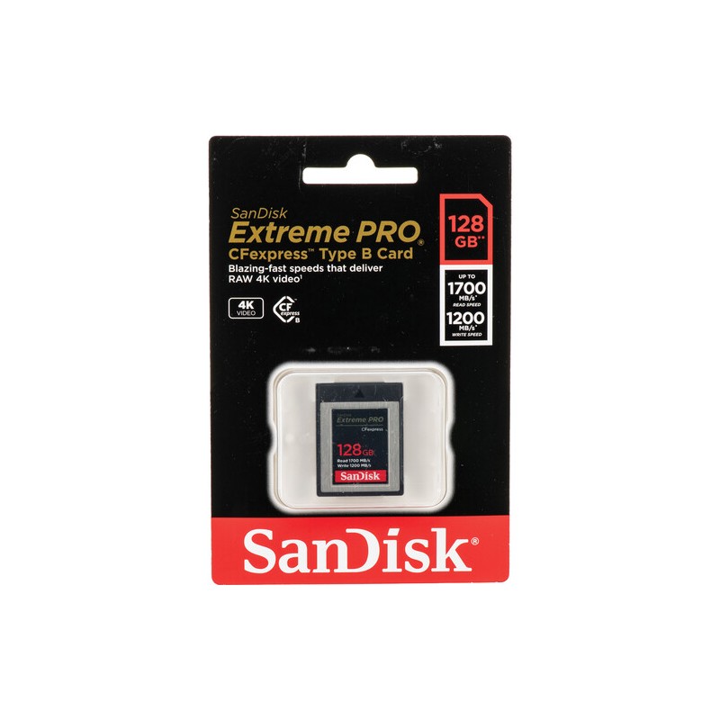 SanDisk Extreme PRO CFexpress 128GB Type-B