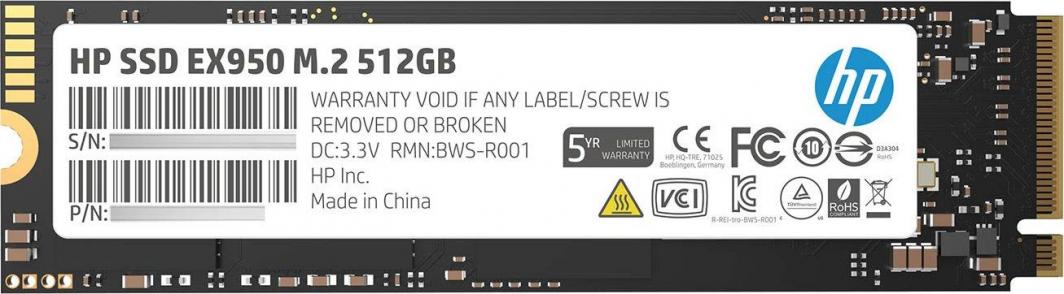 Disk SSD HP EX950, 512GB, M.2 2280 PCI-E x4 Gen3 NVMe