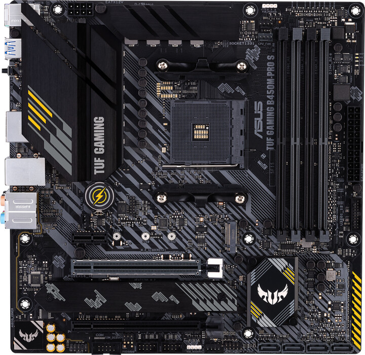 Матична плоча ASUS TUF GAMING B450M-PRO S - AMD B450