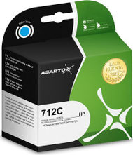 Bojë printeri Asarto për HP 712C 3ED67A, 29 ml, cyan