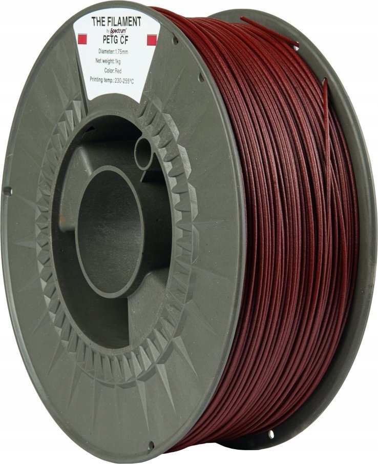 Filament 3D Spectrum The Filament TF-24110, PETG CF, 1.75mm, 1kg, i kuq