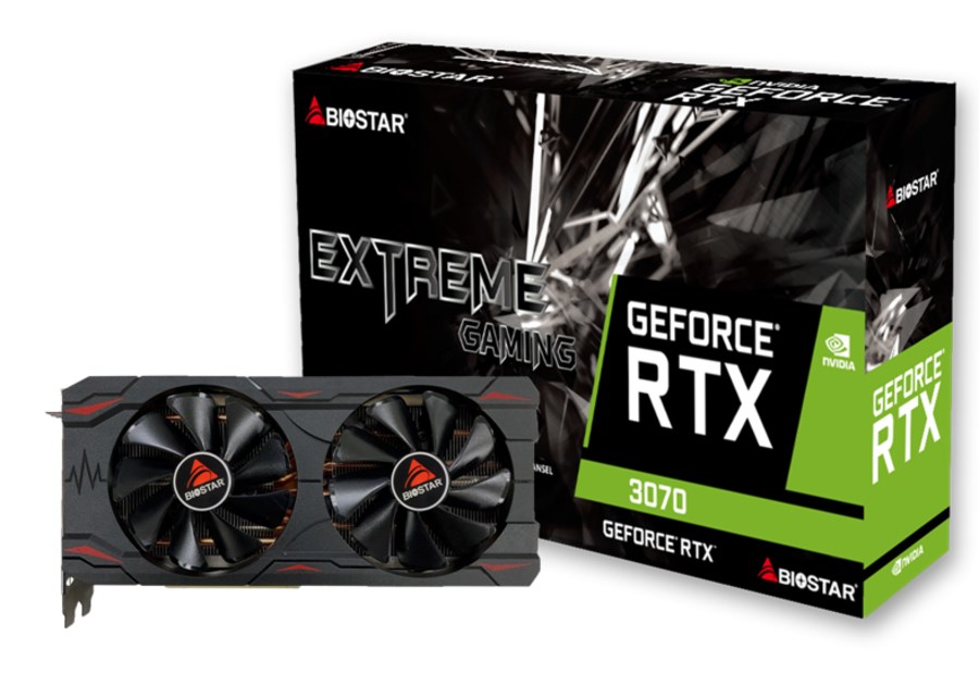 Kartelë grafike Biostar GeForce RTX 3070 8GB GDDR6