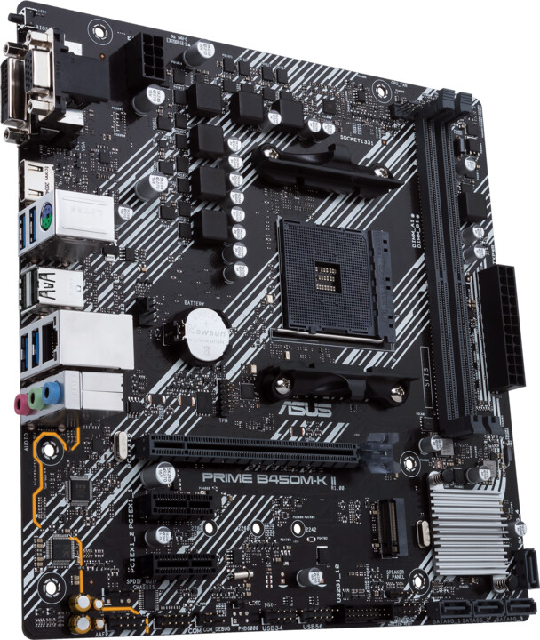 Pllakë amë ASUS PRIME B450M-K II - AMD B450